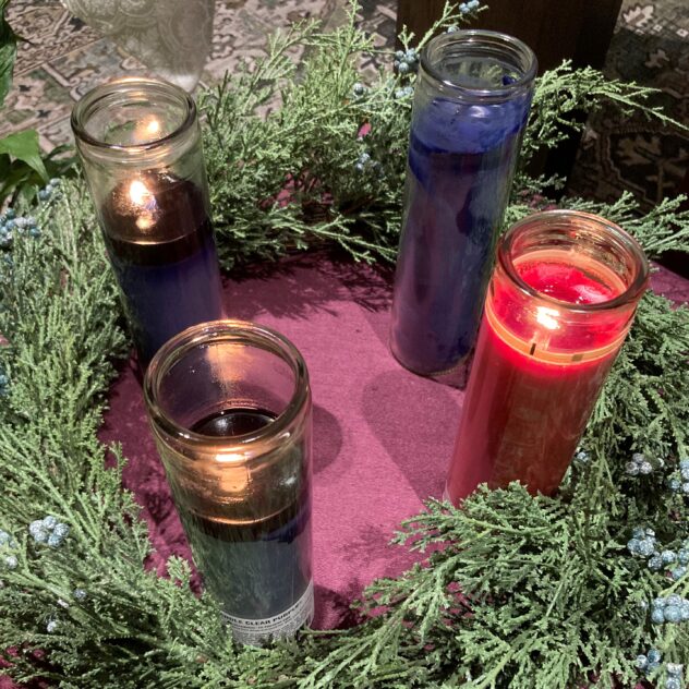 Advent candles