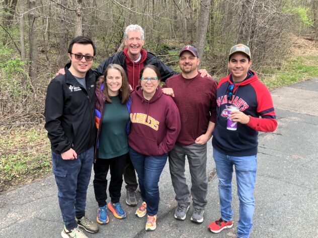 Small team of young adults