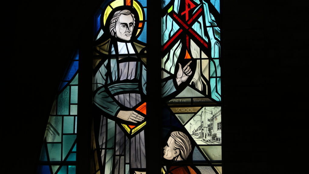 Cretin High School Lasallian Window