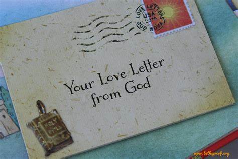 Your love letter from God