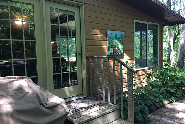 River Cabin southeast view